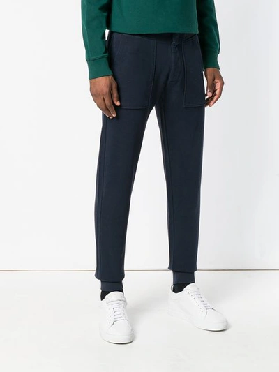 Shop Woolrich Slim Fit Track Pants - Blue