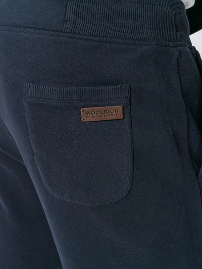 Shop Woolrich Slim Fit Track Pants - Blue