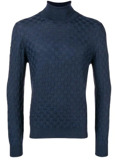 roll neck fitted jumper