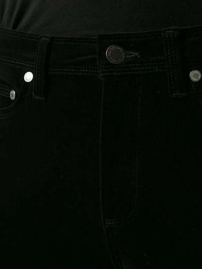 Shop Neil Barrett Skinny Velvet Jeans In Black