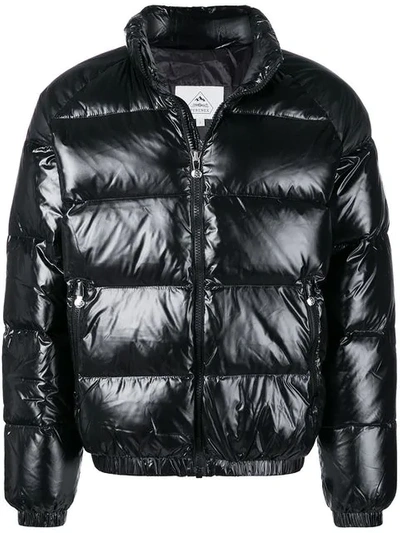 zipped padded jacket