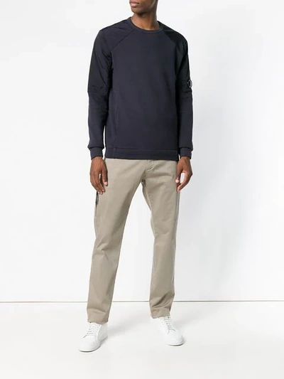 Shop C.p. Company Basic Chino Trousers In Neutrals