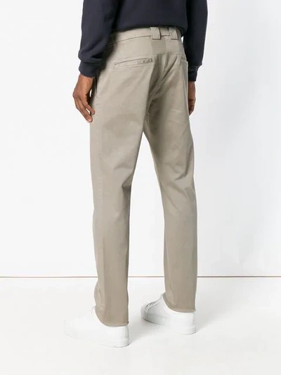 Shop C.p. Company Basic Chino Trousers In Neutrals