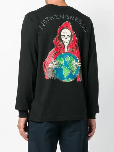 Shop Sss World Corp Nothingness Sweatshirt In Black