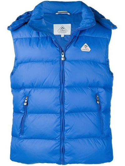 Shop Pyrenex Padded Vest In Blue