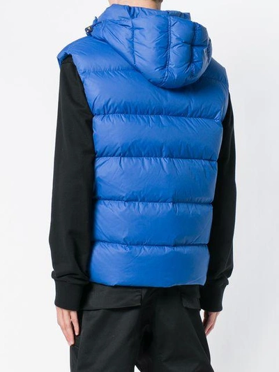 Shop Pyrenex Padded Vest In Blue