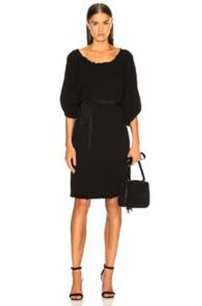 Shop Raquel Allegra Dolman Dress In Black