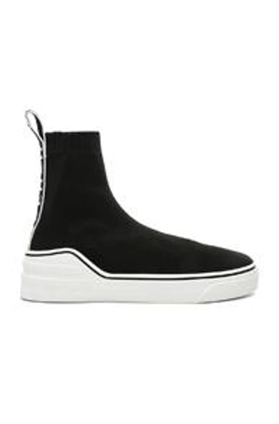 Shop Givenchy George V Mid Sock Sneakers In Black