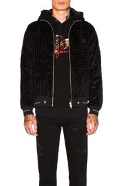 Shop Givenchy Track Jacket In Black