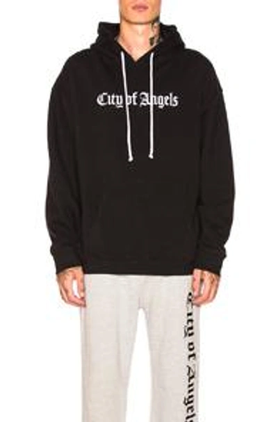 Shop Adaptation City Of Angels Hoodie In Black & White