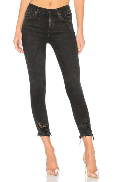 Shop Agolde Sophie High Rise Skinny Crop In Temple