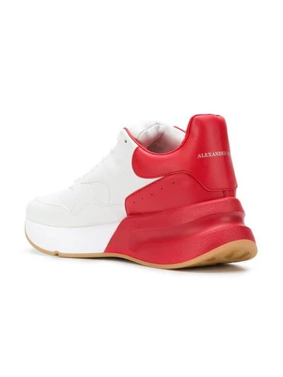 Shop Alexander Mcqueen Oversized Runner Sneakers In White