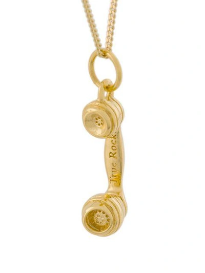 Shop True Rocks Telephone Pendant Necklace - Metallic