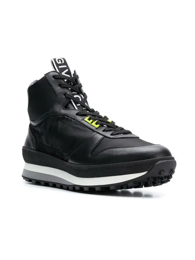 Shop Givenchy Runner Sneakers In Black