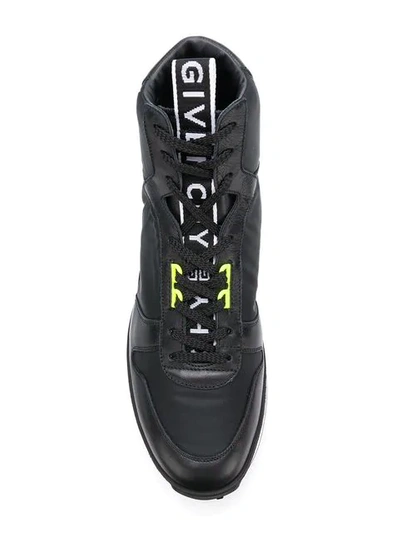 Shop Givenchy Runner Sneakers In Black