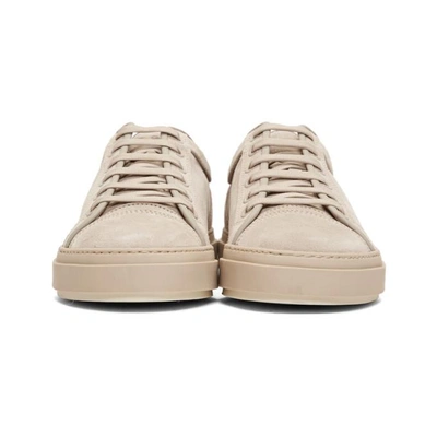 Shop Etq. Etq Amsterdam Tan Suede Lt 01 Sneakers In Sand