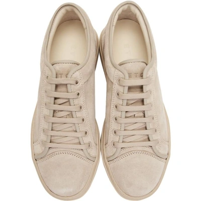 Shop Etq. Etq Amsterdam Tan Suede Lt 01 Sneakers In Sand