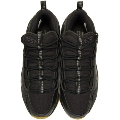 Shop Reebok Black Dmx Run 10 Gum Sneakers In Blk/coal