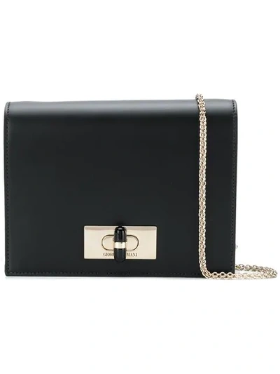 Shop Giorgio Armani Crossbody Bag In Black