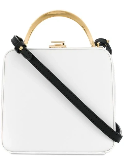 Shop The Volon Mini Box Bag - White