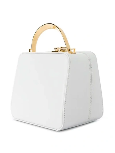 Shop The Volon Mini Box Bag - White