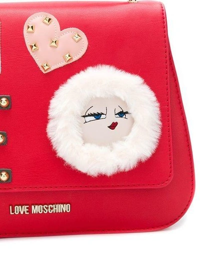 Shop Love Moschino Love Tote Bag - Red