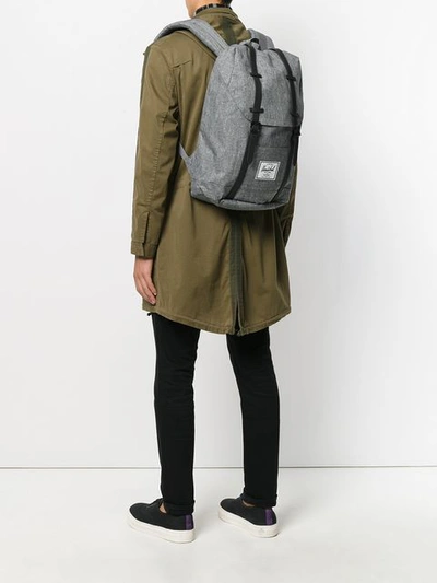 Shop Herschel Supply Co . Double Straps Backpack - Grey