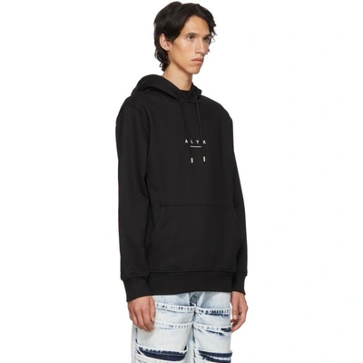 Alyx Logo Cotton Jersey Sweatshirt Hoodie In Black | ModeSens
