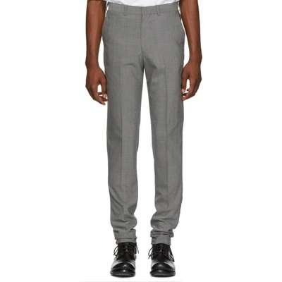 Shop N.hoolywood Grey Classic Trousers In Gray