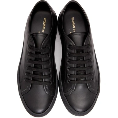 Shop Common Projects Woman By  Black Tournament Low Super Sneakers In 7547 Black
