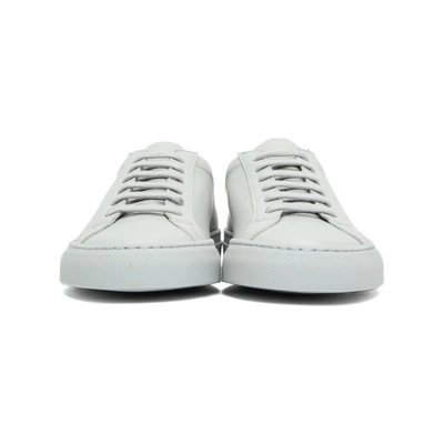 Shop Common Projects Woman By  Grey Original Achilles Low Sneakers In 7543 Grey
