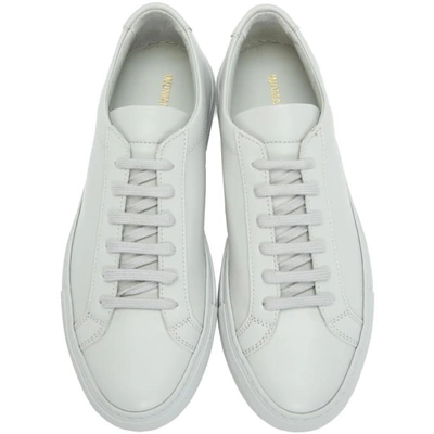 Shop Common Projects Woman By  Grey Original Achilles Low Sneakers In 7543 Grey