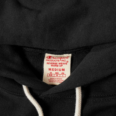 Shop Champion Reverse Weave Women's Small Script Logo Hoody In Black