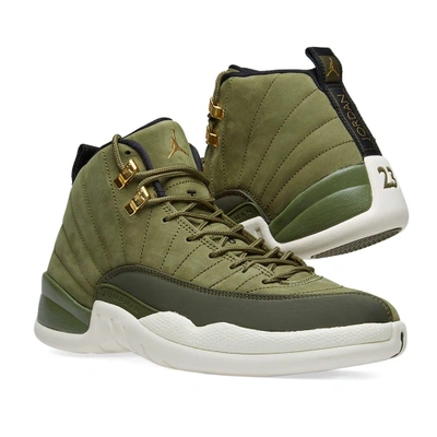 Shop Nike Air Jordan 12 Retro In Green