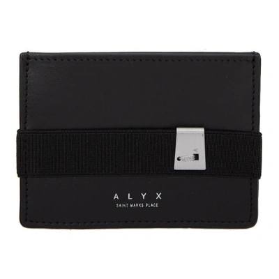 Shop Alyx 1017  9sm Black Ryan Card Holder In 1 Black