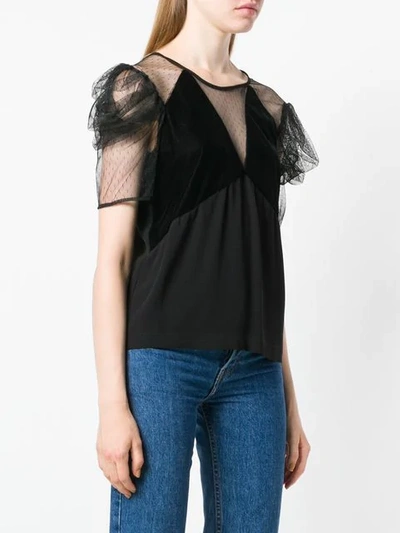 Shop Pinko Lucidatrice Blouse In Black