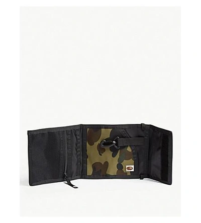 Shop A Bathing Ape Green Camouflage Pass Holder
