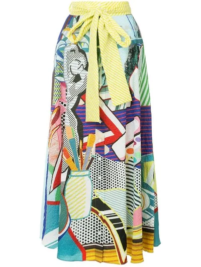 Shop Mary Katrantzou Pop Art Skirt In Multicolour