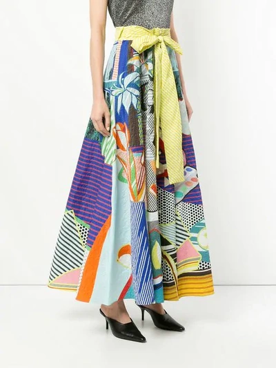 Shop Mary Katrantzou Pop Art Skirt In Multicolour
