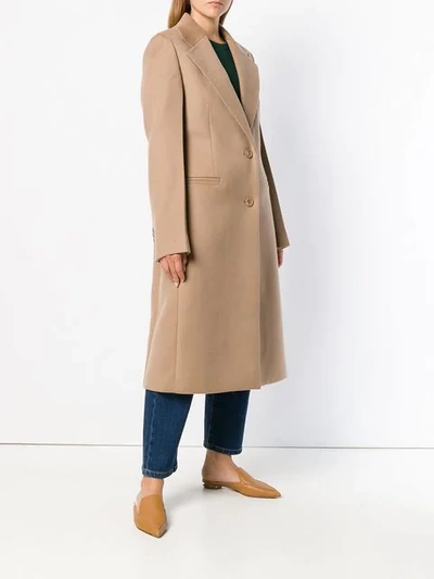 Shop Joseph Marline Long Coat - Brown