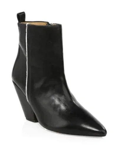 Shop Iro Landy Point Toe Ankle Boots In Black