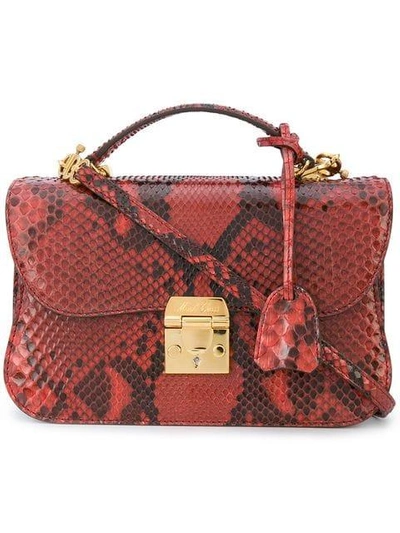 Shop Mark Cross Dorothy Shoulder Bag - Red