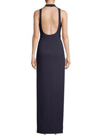 Shop Likely Teigan Column Gown In Navy