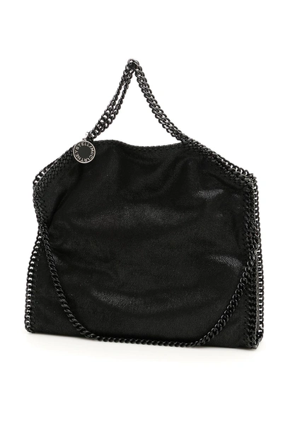 Shop Stella Mccartney 3chain Falabella Tote Bag In Blacknero