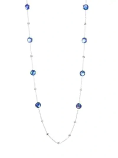 Shop Ippolita Lollipop Sterling Silver & Triplet Ball And Stone Multi-station Necklace