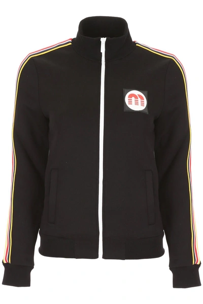 Shop Miu Miu Track Jacket In Basic
