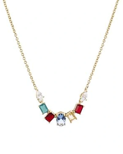 Shop Nadri Verdana Multicolor Stone Slider Necklace, 18