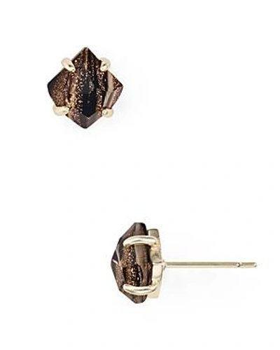 Shop Kendra Scott Aurelia Stud Earrings In Gold/brown