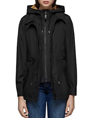 Shop Mackage Melita Rain Jacket In Black