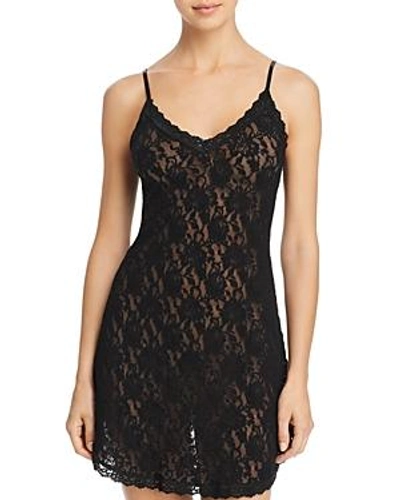 Shop Hanky Panky Signature Lace Chemise In Black